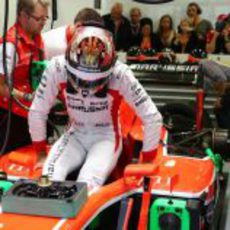 Jules Bianchi se sube al MR02