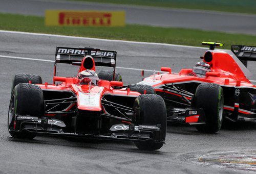 Max Chilton y Jules Bianchi pasaron a la Q2 en Bélgica
