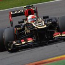 Romain Grosjean terminó en los puntos en Spa