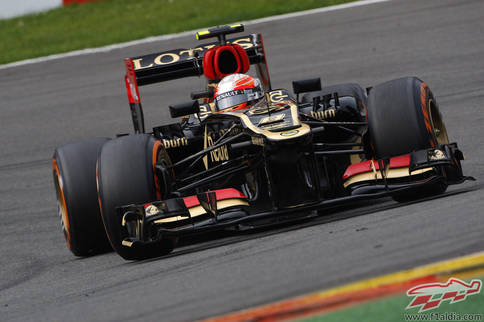 Romain Grosjean terminó en los puntos en Spa