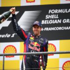 Sebastian Vettel, ganador en Bélgica