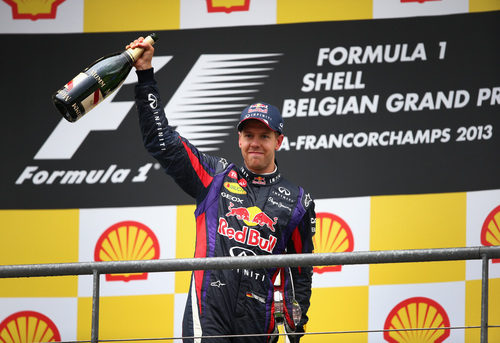 Sebastian Vettel, ganador en Bélgica