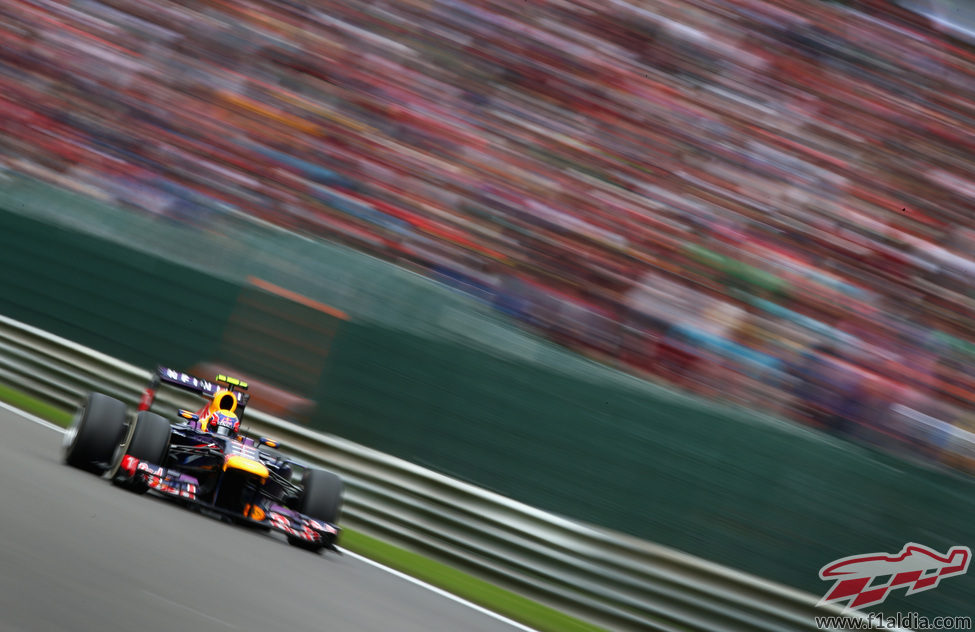 Mark Webber terminó quinto en Spa