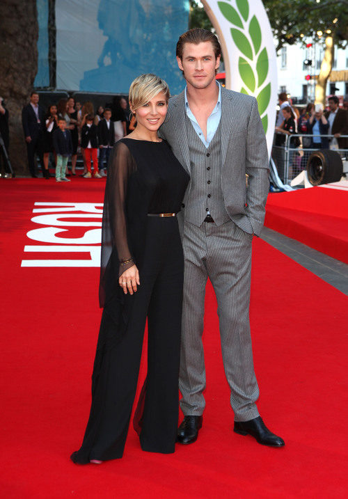 Elsa Pataky y Chris Hemsworth en la alfombra roja