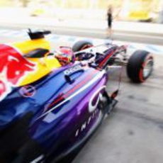 Sebastian Vettel sale al asfalto con el compuesto duro