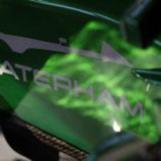 Logo de Caterham en Monza