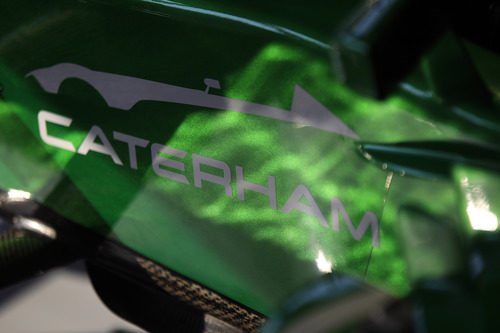 Logo de Caterham en Monza
