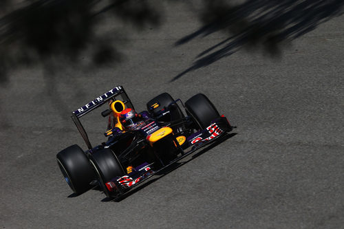 Sebastian Vettel comienza dominando en Monza