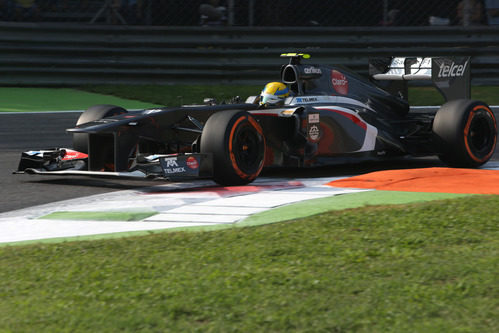 Esteban Gutiérrez se sintió más cómodo por la mañana