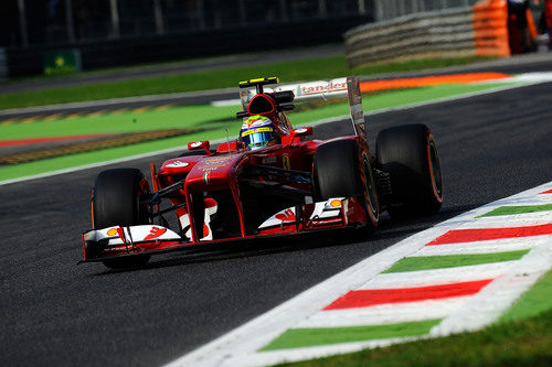 Felipe Massa tuvo un problema de marchas en Monza