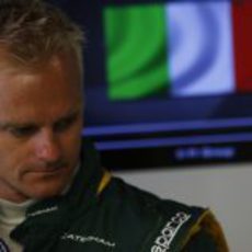 Heikki Kovalainen presente en el GP de Italia 2013