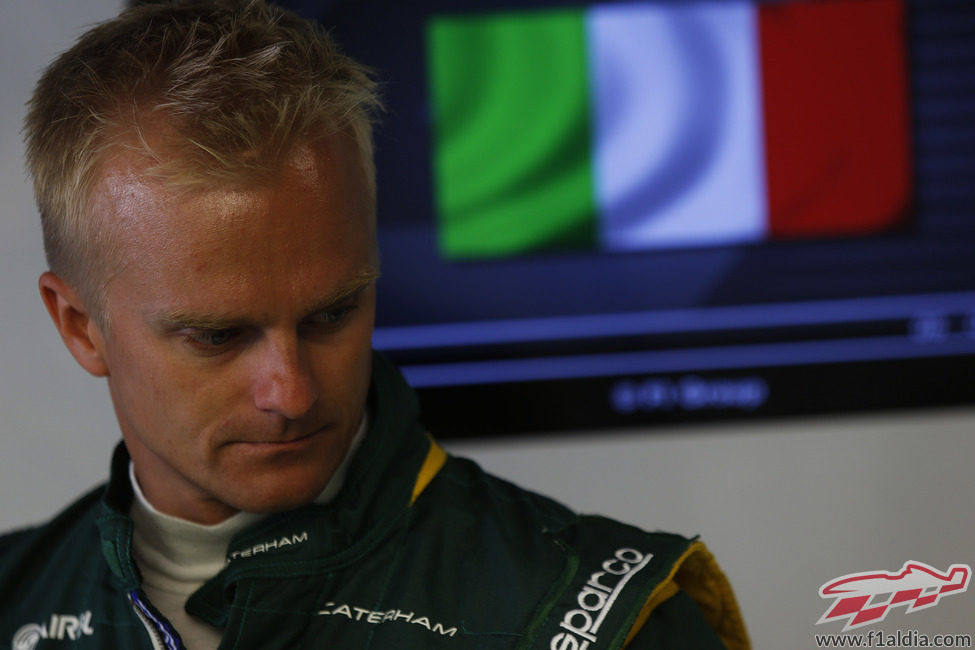 Heikki Kovalainen presente en el GP de Italia 2013