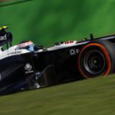 Valtteri Bottas rueda en Monza