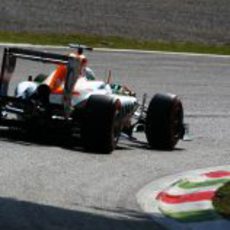 Parte trasera del Force India de di Resta