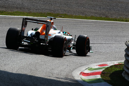 Parte trasera del Force India de di Resta