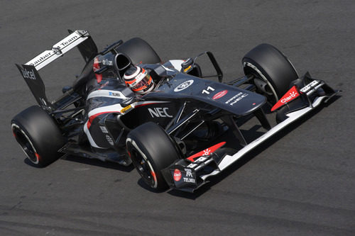 Nico Hülkenberg en el último sector de Monza