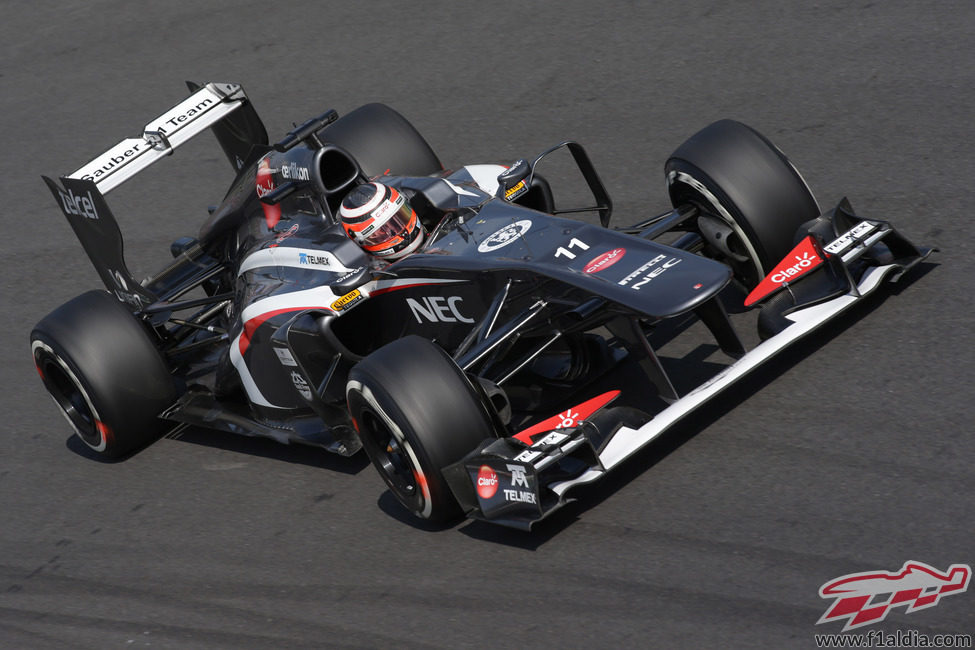 Nico Hülkenberg en el último sector de Monza