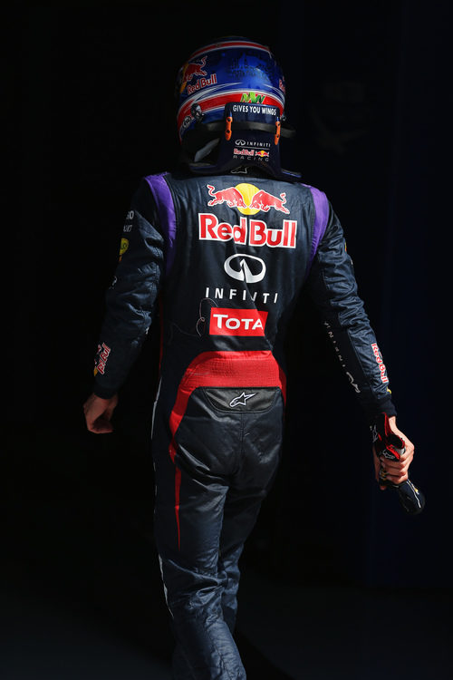 Mark Webber, caminando en Monza