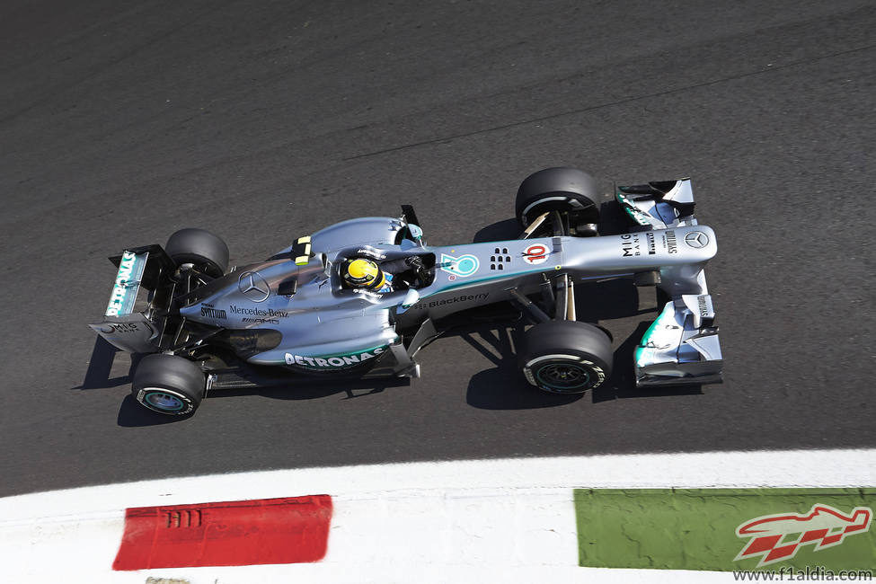 Lewis Hamilton no llegó a la Q3 en Monza