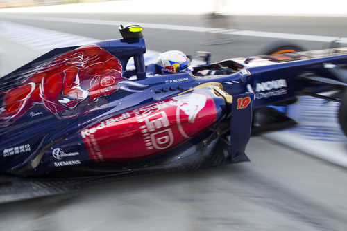Nuevos colores en el Toro Rosso en Monza