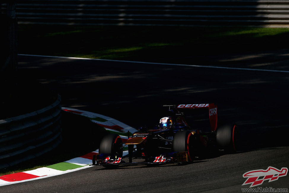 Jean-Eric Vergne exprime el STR8 en los entrenamientos