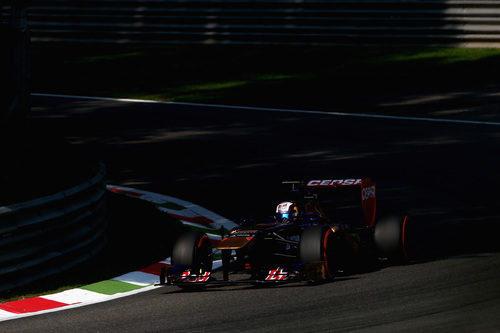 Jean-Eric Vergne exprime el STR8 en los entrenamientos