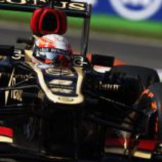 Primer plano de Romain Grosjean