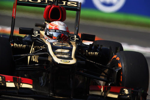 Primer plano de Romain Grosjean