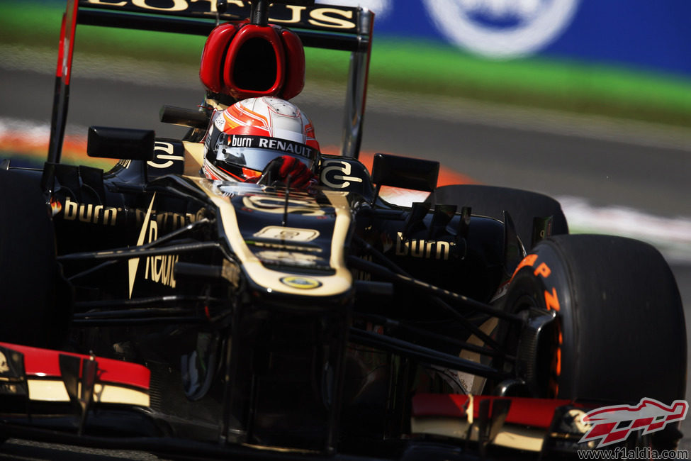 Primer plano de Romain Grosjean