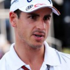 Adrian Sutil se queda con la boca abierta