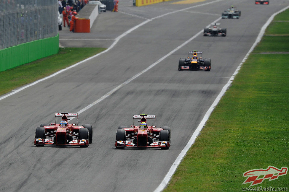 Fernando Alonso y Felipe Massa, emparejados