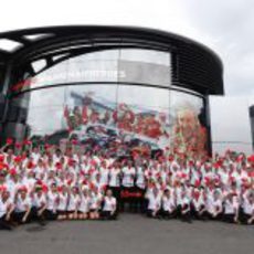 El equipo McLaren celebra el 50 aniversario 