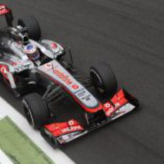 Jenson Button acabó décimo en Monza