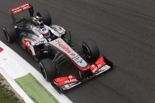 Jenson Button acabó décimo en Monza