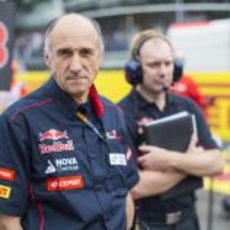 Franz Tost en la parrilla del Gran Premio de Italia