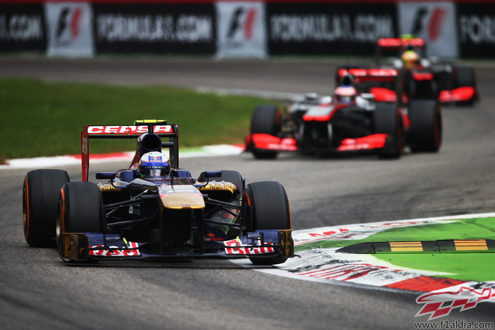Daniel Ricciardo alcanzó los puntos en Monza