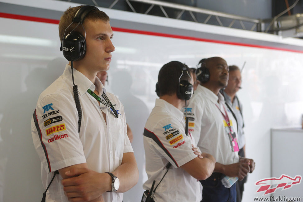 Sergey Sirotkin estuvo con Sauber en Italia