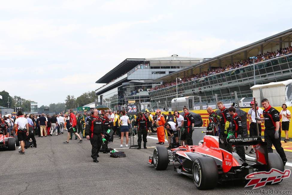 Max Chilton llega a su posición de parrilla