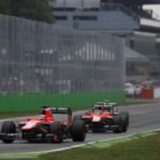 Los dos Marussia se preparan para ser doblados