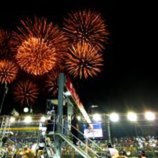 Fuegos artificiales para la Fórmula 1