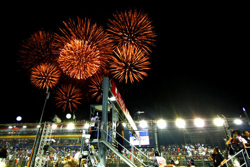 Fuegos artificiales para la Fórmula 1