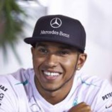 Sonrisa de Lewis Hamilton