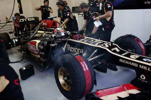 El E21 de Kimi Räikkönen está preparado para la acción