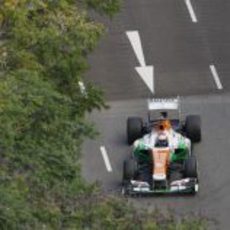 Paul di Resta en los Libres 3 del GP de Singapur