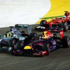 Nico Rosberg y Sebastian Vettel, emparejados 