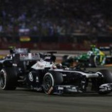 Pastor Maldonado tuvo buen rendimiento en Singapur