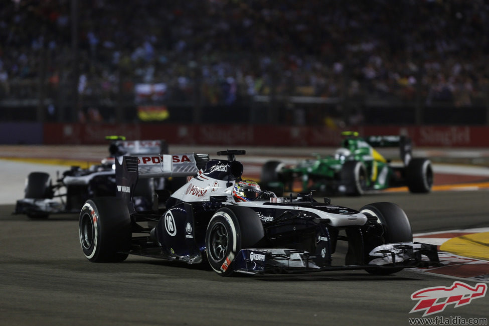 Pastor Maldonado tuvo buen rendimiento en Singapur