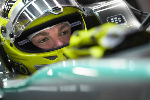 Nico Rosberg maneja la presión dentro del casco