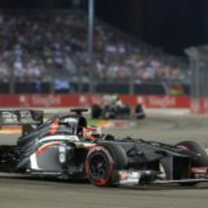 Nico Hülkenberg alcanzó la novena plaza en Singapur