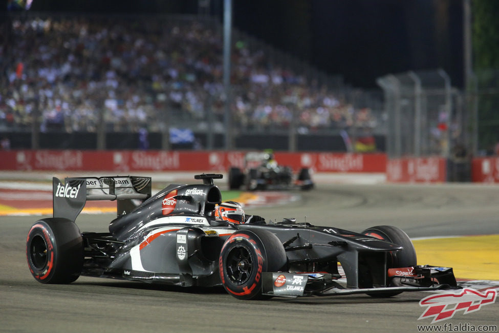 Nico Hülkenberg alcanzó la novena plaza en Singapur